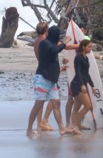 SHAKIRA at Surf Instruction in Costa Rica 06/30/2023