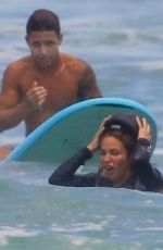 SHAKIRA at Surf Instruction in Costa Rica 06/30/2023