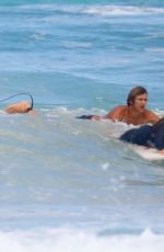 SHAKIRA at Surf Instruction in Costa Rica 06/30/2023