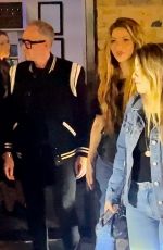 SHAKIRA Leaves Chiltern Firehouse in London 07/09/2023