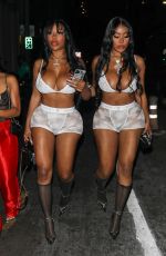 SHANNON and SHANNADE CLERMONT Arrives at The Reserve in Los Angeles 07/02/2023