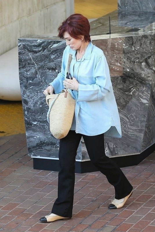 SHARON OSBOURNE Shopping at Neiman Marcus in Beverly Hills 07/14/2023