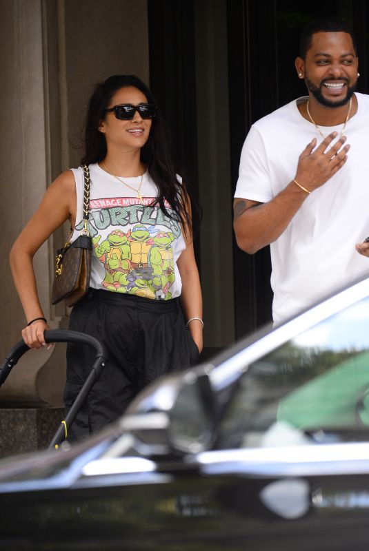 SHAY MITCHELL and Matte Babel Out in New York 07/25/2023
