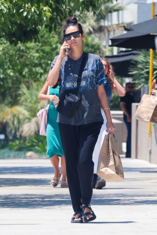 SHAY MITCHELL Out Shopping Groceries in Los Angeles 07/09/2023