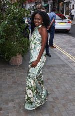 SHERRIE SILVER Arrives at British Vogue x Self-portrait Summer Party in London 07/13/2023