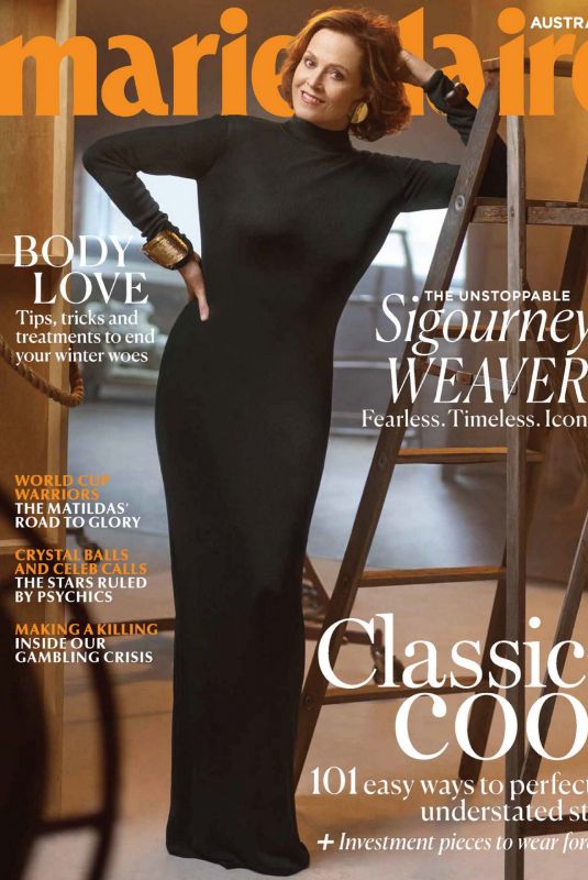SIGOURNEY WEAVER in Marie Claire Australia, August 2023