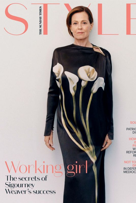 SIGOURNEY WEAVER in The Sunday Times Style, July 2023