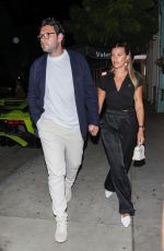 SOFIA RICHIE and Elliot Grainge Leaves Dinner Date in West Hollywood 07/12/2023