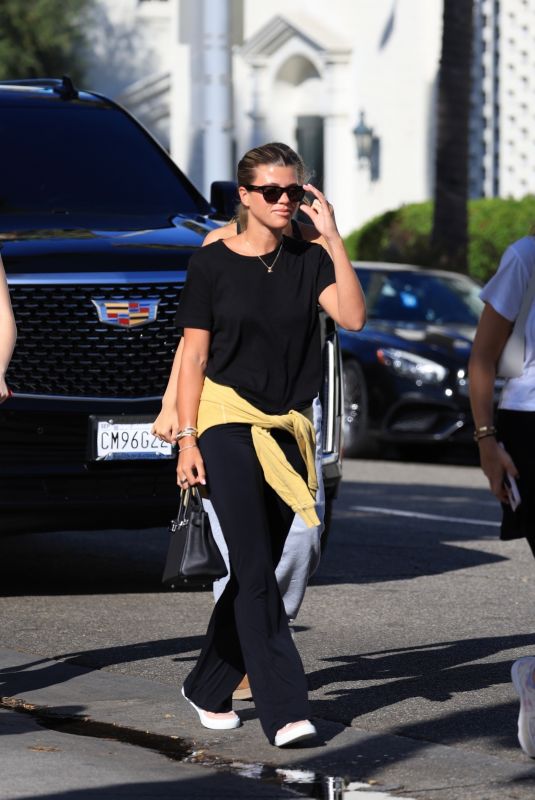 SOFIA RICHIE Out for Breakfast in Beverly Hills 07/19/2023