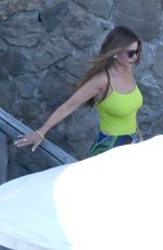 SOFIA VERGARA Out for Lunch at Conca del Sogno Restaurant in Nerano 07/15/2023
