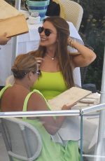 SOFIA VERGARA Out for Lunch at Conca del Sogno Restaurant in Nerano 07/15/2023