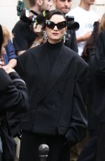SONG JIA Arrives at Balenciaga Haute Couture Spring/Summer 23/24 Show at Paris Fashion Week 07/05/2023