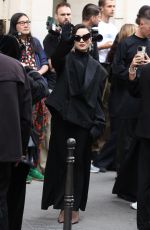SONG JIA Arrives at Balenciaga Haute Couture Spring/Summer 23/24 Show at Paris Fashion Week 07/05/2023