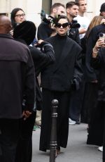 SONG JIA Arrives at Balenciaga Haute Couture Spring/Summer 23/24 Show at Paris Fashion Week 07/05/2023