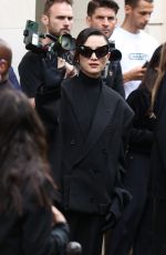 SONG JIA Arrives at Balenciaga Haute Couture Spring/Summer 23/24 Show at Paris Fashion Week 07/05/2023