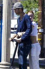SOPHIA PICCIRILLI and Anwar Hadid Out in Studio City 07/14/2023