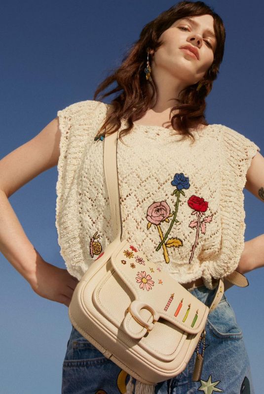 SOPHIE THATCHER for Coach x Observed by Us Collection, July 2023