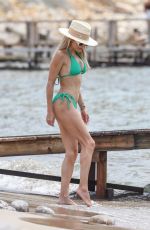 STLVIE MEIS in a Green Bikini at a Beach in Ibiza 07/07/2023