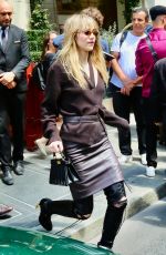 SUKI WATERHOUSE Leaves Her Hotel in Paris 07/06/2023