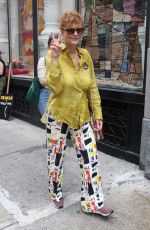SUSAN SARANDON at SAG-AFTRA Picket Line at Netflix Offices in New York 07/20/2023