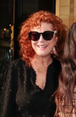 SUSAN SARANDON Leaves Her Hotel at Paris Fashion Week 07/02/2023