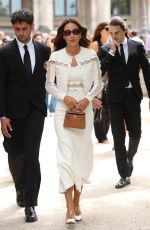 TAMARA KALINIC Arrives at Elie Saab Haute Couture Spring/Summer 23/24 Show at Paris Fashion Week 07/05/2023