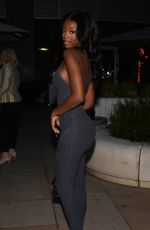TANYA MANHENGA Arrives at Menagerie Bar in Manchester 07/21/2023
