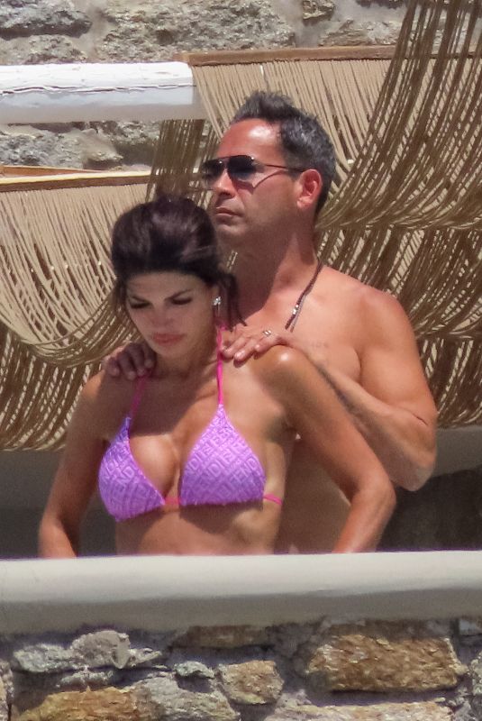 TERESA GIUDICE and Luis Ruelas Celebrates Their Wedding Anniversary in Mykonos 07/25/2023