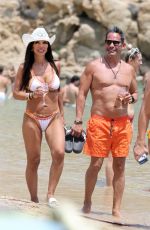 TERESA GIUDICE in Bikini and Luis Louie Ruela on Holiday in Mykonos 07/26/2023