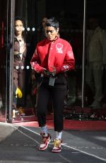 TEYANA TAYLOR Leaves a Restaurant in Paris 06/30/2023