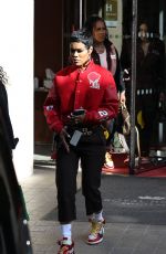 TEYANA TAYLOR Leaves a Restaurant in Paris 06/30/2023