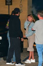 TIA BLANCO Out for Dinner at Nobu in Malibu 07/11/2023