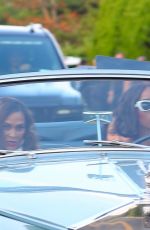 TINA KNOWLES and KELLY ROWLAND  Arrives at Michael Rubin