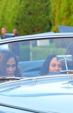 TINA KNOWLES and KELLY ROWLAND  Arrives at Michael Rubin