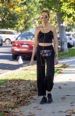 TISH CYRUS Out Her Toluca Lake Neighborhood 07/06/2023