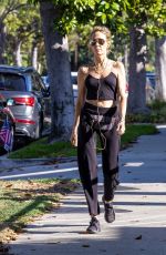 TISH CYRUS Out Her Toluca Lake Neighborhood 07/06/2023