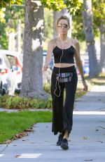TISH CYRUS Out Her Toluca Lake Neighborhood 07/06/2023