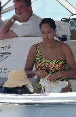 TRACEE ELLIS ROSS at a Yacht in Portofino 06/29/2023