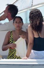 TRACEE ELLIS ROSS at a Yacht in Portofino 06/29/2023