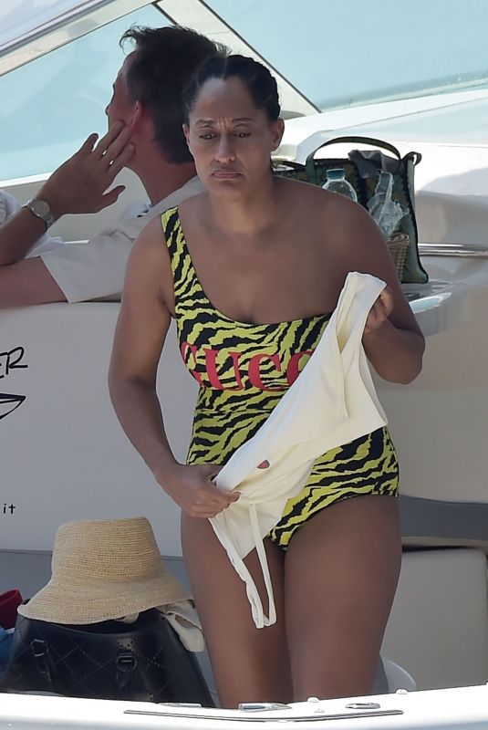 TRACEE ELLIS ROSS at a Yacht in Portofino 06/29/2023