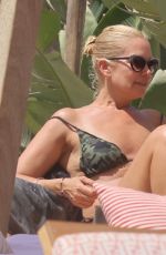 VALERIA MAZZA and Alejandro Gravier on the Beach in Marbella 07/23/2023