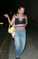 VANESSA WHITE Leaves Chiltern Firehouse in London 07/01/2023