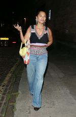 VANESSA WHITE Leaves Chiltern Firehouse in London 07/01/2023
