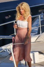 VICTORIA SILVSTEDT at a Yacht in Saint-tropez 07/01/2023
