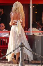 VICTORIA SILVSTEDT Out and About in Saint Tropez 07/02/2023