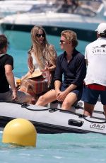 VIVIAN SIBOLD and Nico Rosbergat a Beach in Formentera 07/04/2023