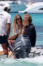 VIVIAN SIBOLD and Nico Rosbergat a Beach in Formentera 07/04/2023