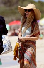 VIVIAN SIBOLD and Nico Rosbergat a Beach in Formentera 07/04/2023