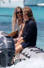 VIVIAN SIBOLD and Nico Rosbergat a Beach in Formentera 07/04/2023