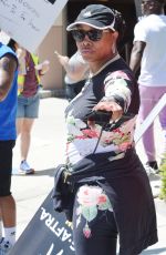 VIVICA A. FOX at Picket Lines Outside Warner Bros Studios in Burbank 07/19/2023